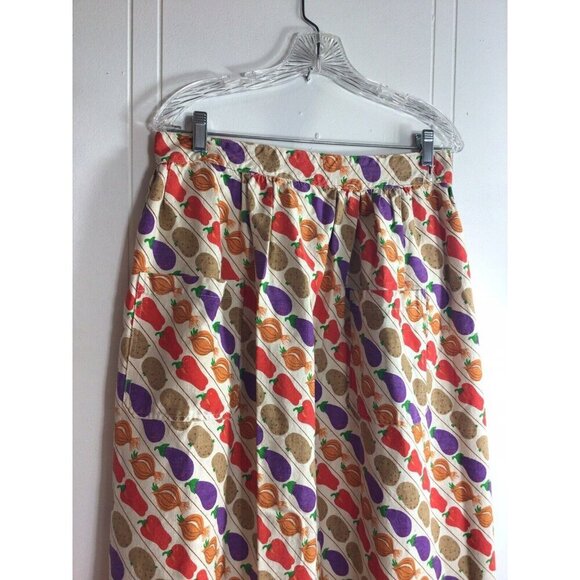 Perla Meyers Vintage Apron 1976 Full Size - Picture 2 of 6